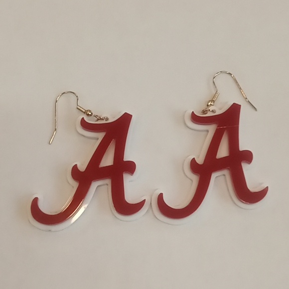Alabama Crimson Tide earrings - Picture 3 of 4